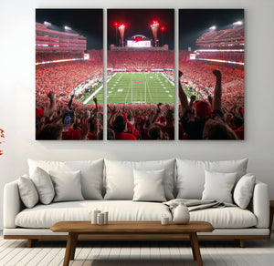 University of Nebraska Cornhuskers Football Team Print -