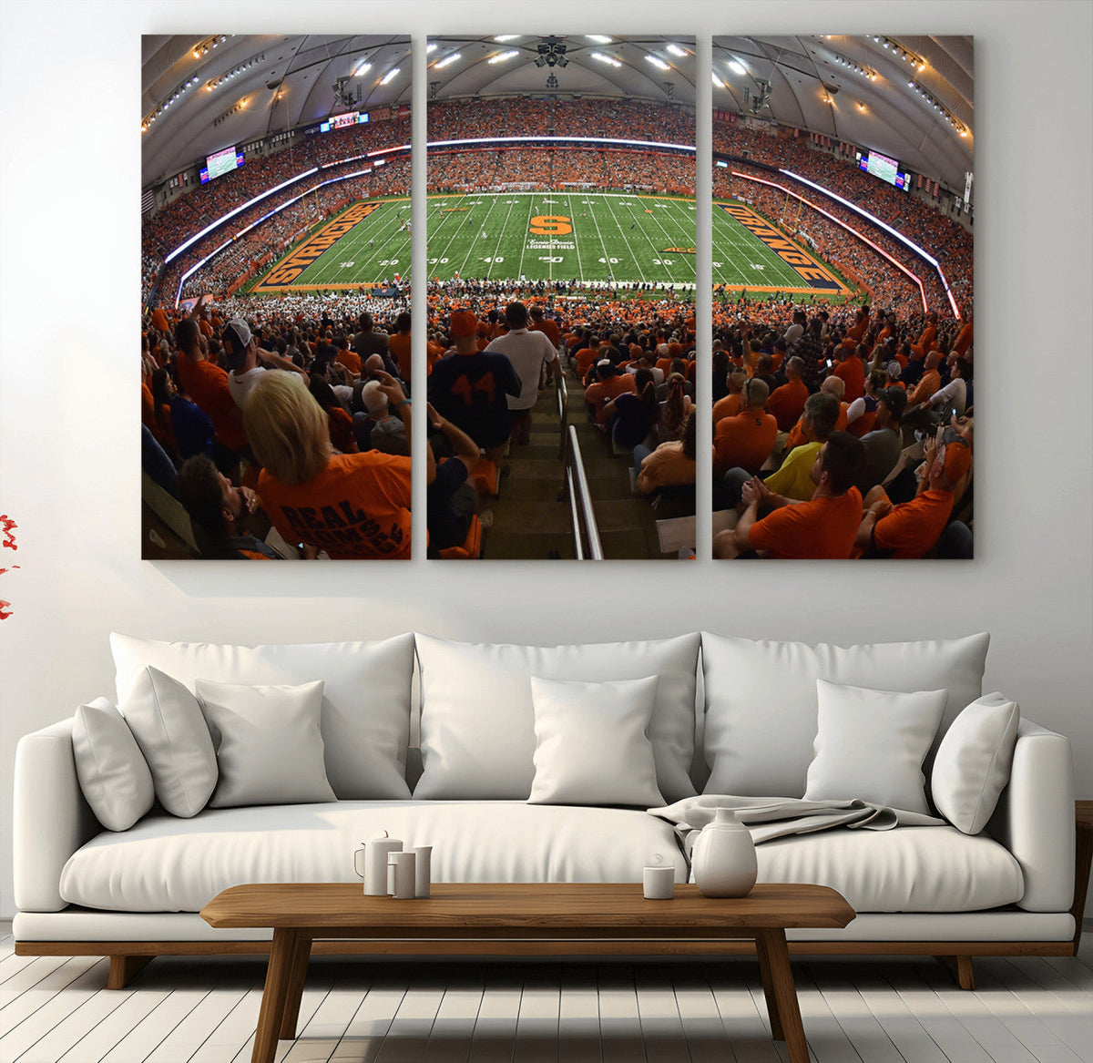 Syracuse University Orange Football Canvas Print, Football