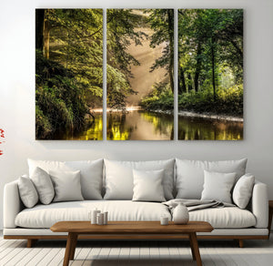 Forest Wall Art Print | River Landscape Wall Art | Perfect