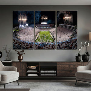 Penn State Football Wall Art Canvas Print – Framed Stadium