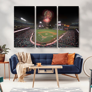 Fireworks at Angel Stadium – Los Angeles Angels Canvas