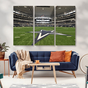 Dallas Cowboys Football Team Print - Arlington AT&T Stadium