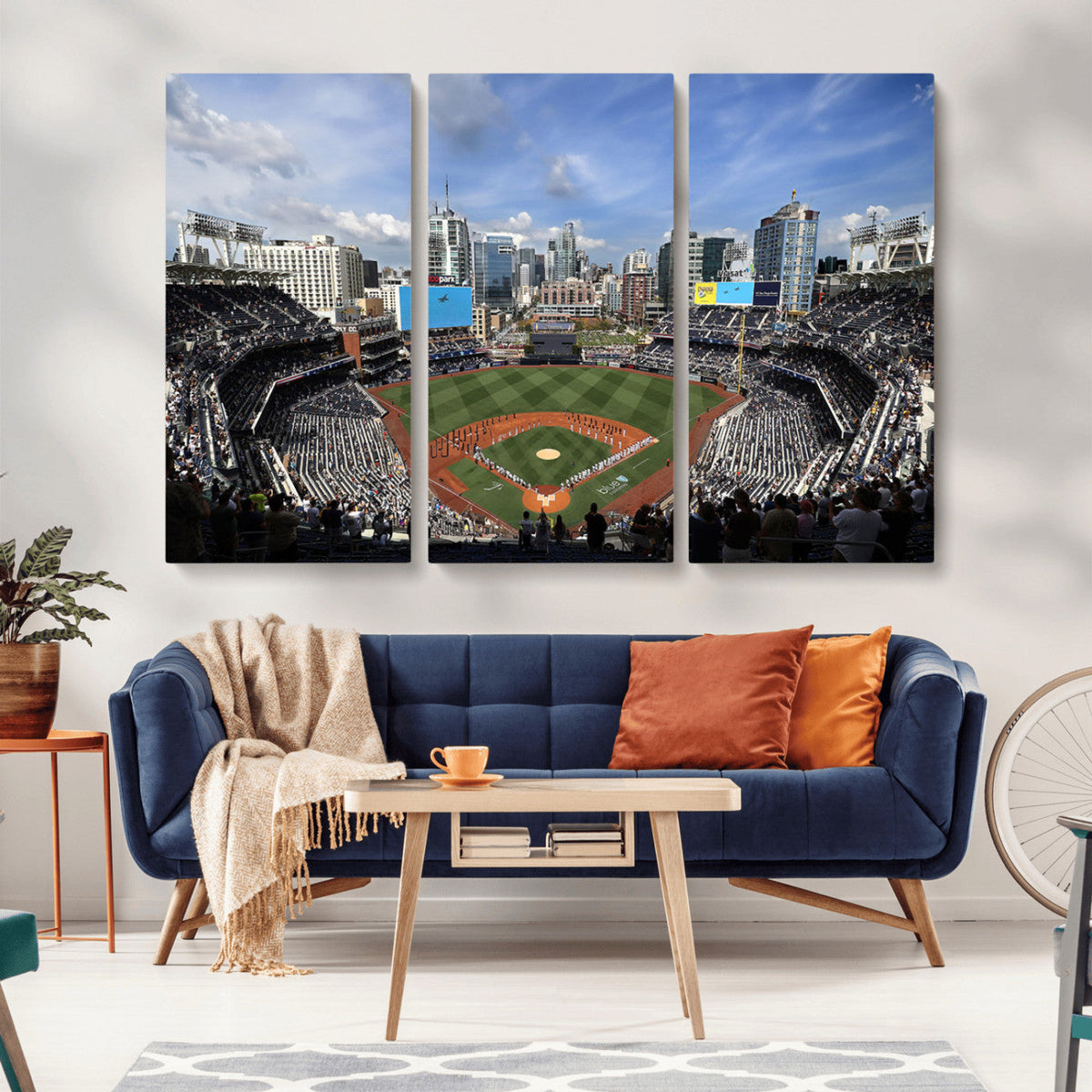 San Diego Padres Baseball Team Print - Petco Park Stadium