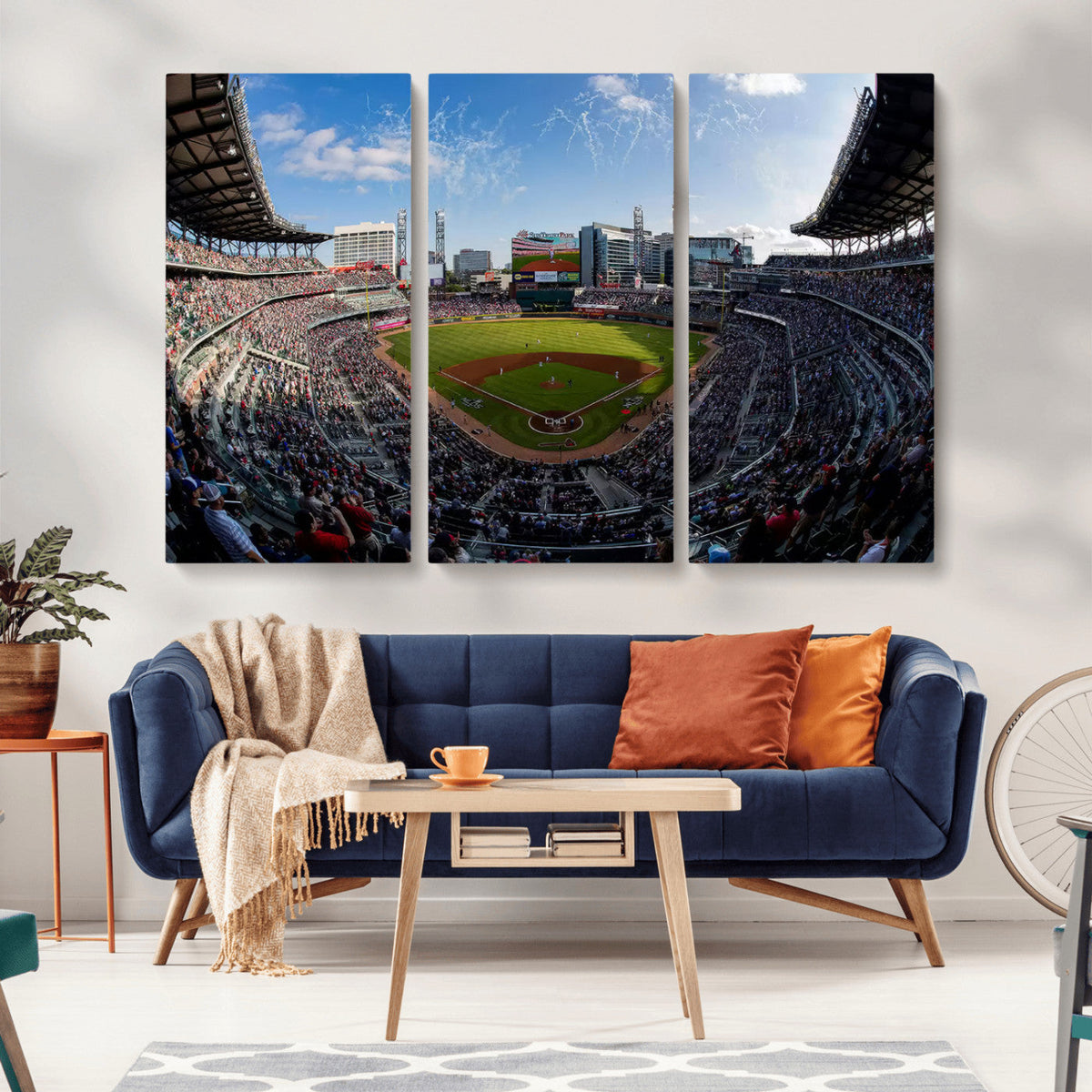 Truist Park Stadium Canvas Wall Art - Atlanta Braves Game