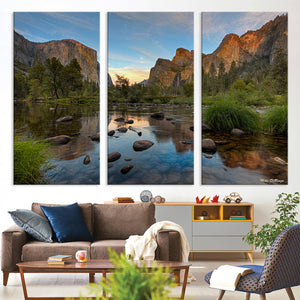 Yosemite Valley Wall Art Canvas Print – Framed El Capitan