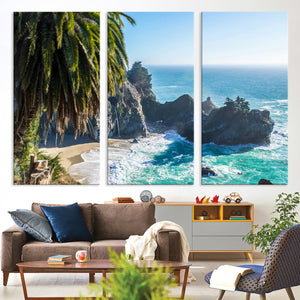 Big Sur Wall Art Canvas Print – Framed California Coastline