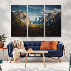 Yosemite National Park Wall Art Canvas Print – Framed