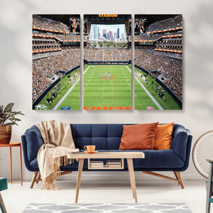 Chicago Bears Soldiers Field Wall Art Canvas Print – Framed