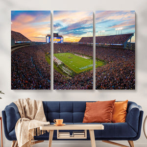 Jordan-Hare Stadium Wall Art Canvas Print, Football Stadium