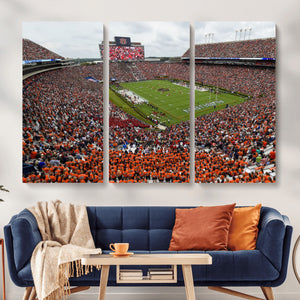 Jordan-Hare Stadium Wall Art Canvas Print, College Sports