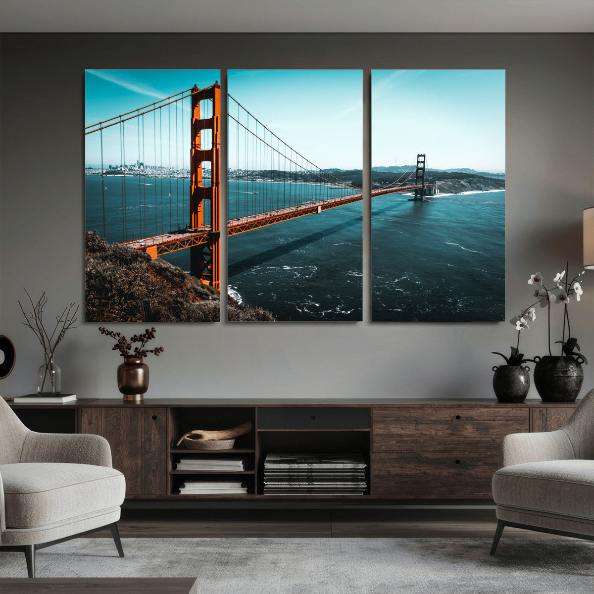 Golden Gate Bridge Wall Art Canvas Print – San Francisco
