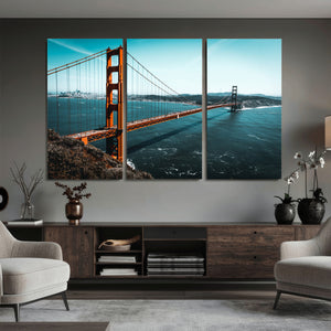 Golden Gate Bridge Wall Art Canvas Print – San Francisco