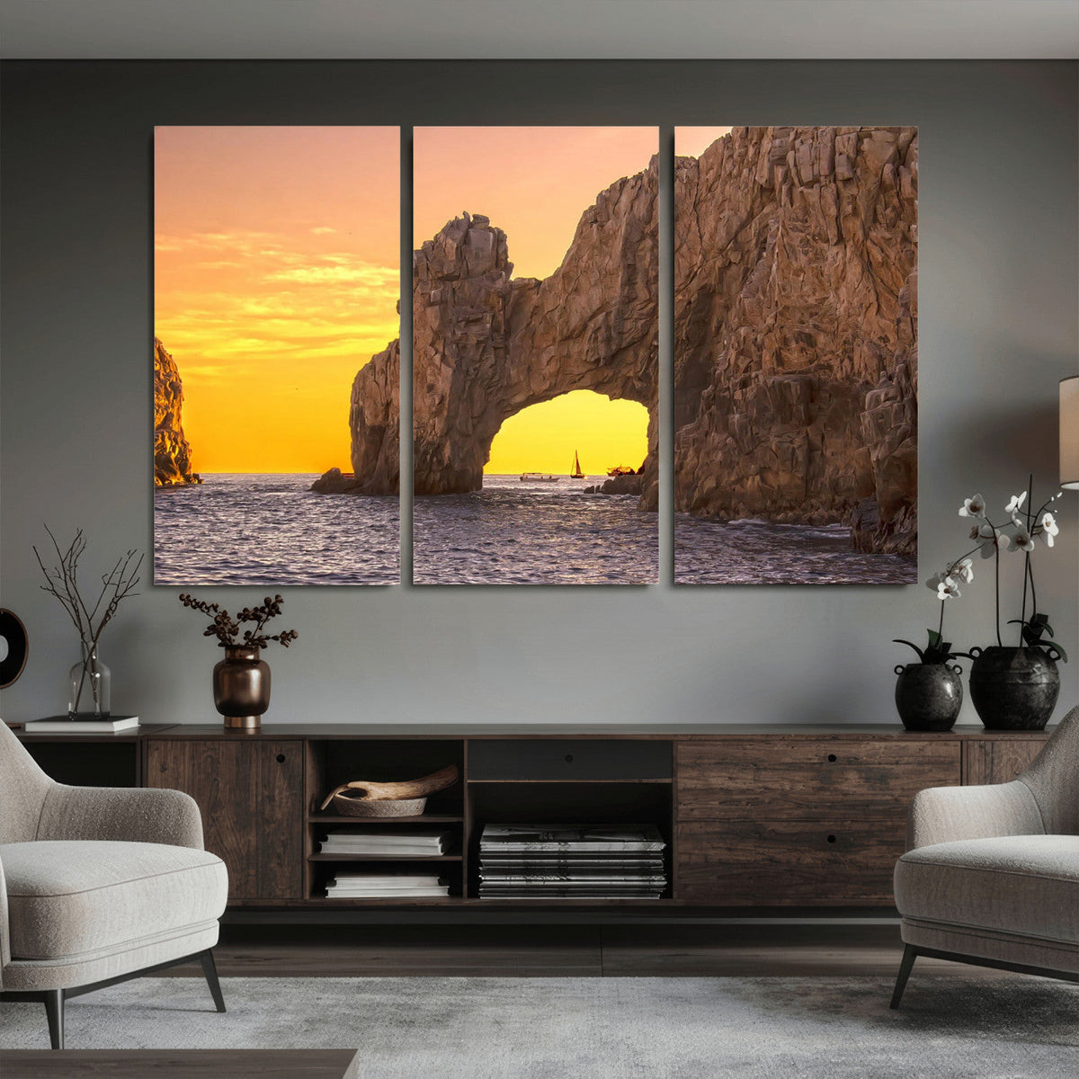 El Arco Cabo San Lucas Ocean Arch Wall Art Canvas Print