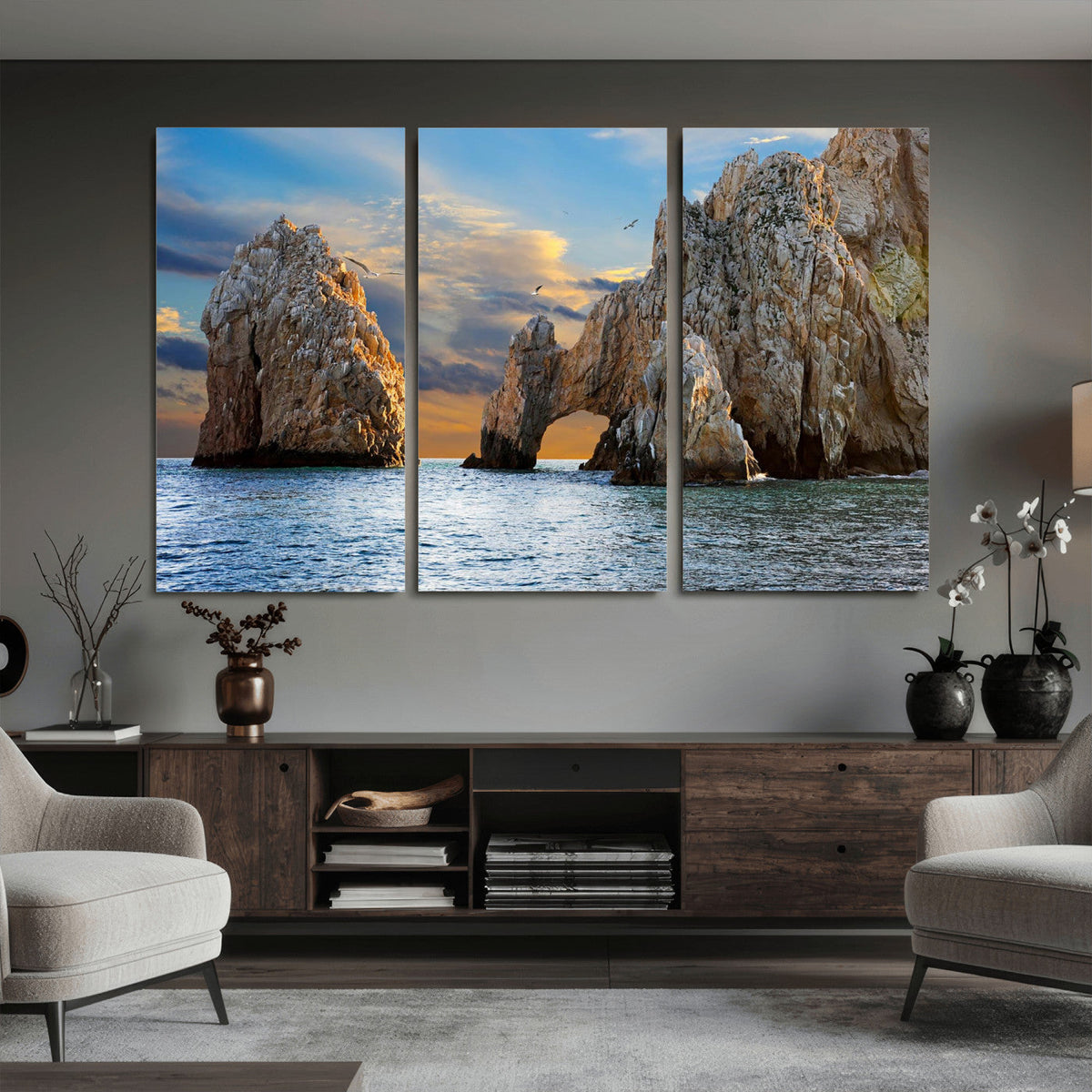 The Arch Cabo San Lucas Ocean Arch Wall Art Canvas Print,