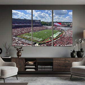 Georgia Bulldogs Stadium Wall Art Canvas Print, Sanford