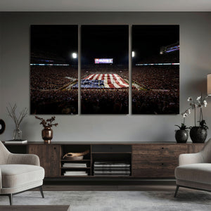 Oklahoma Memorial Stadium Wall Art Canvas Print – Oklahoma