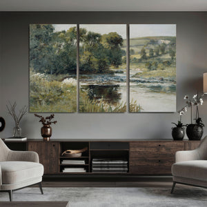 Edward Mitchell Bannister Streamside Wall Art Canvas Print