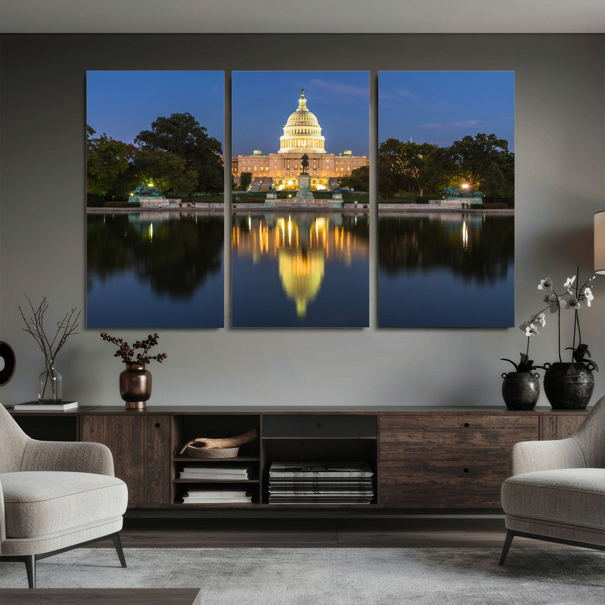 US Capitol Building Wall Art Canvas Print – Washington DC