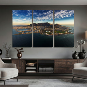 Cape Town Skyline Wall Art Canvas Print – Table Mountain