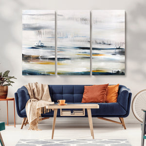 Soft Color Abstract Canvas Print