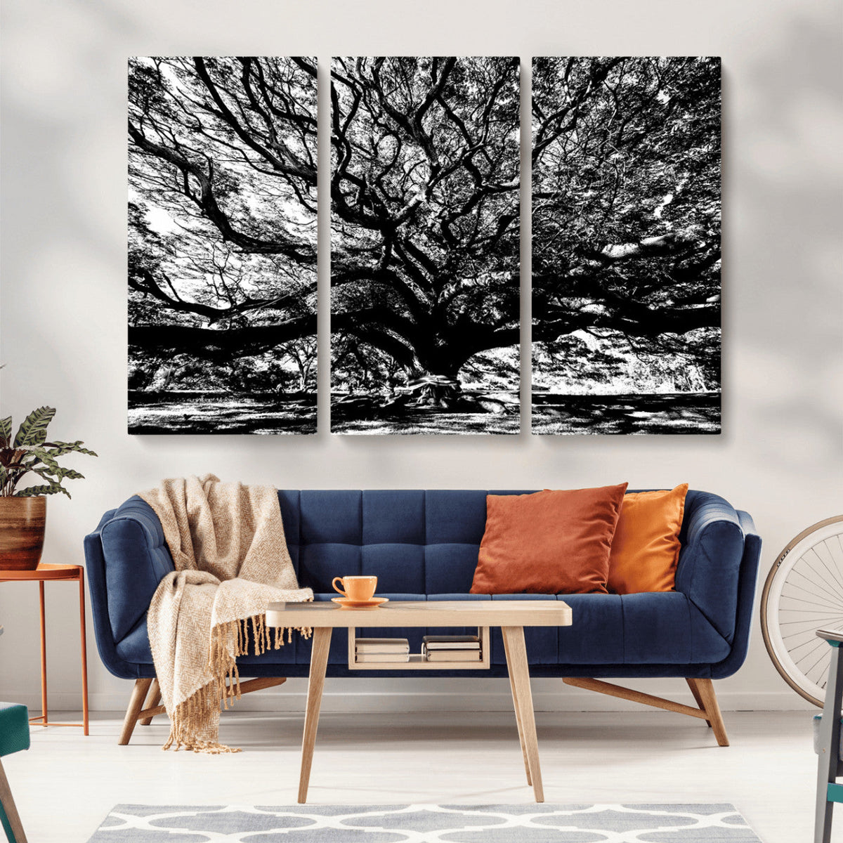 Mighty Angel Oak Wall Art | Angel Oak Tree Art Print