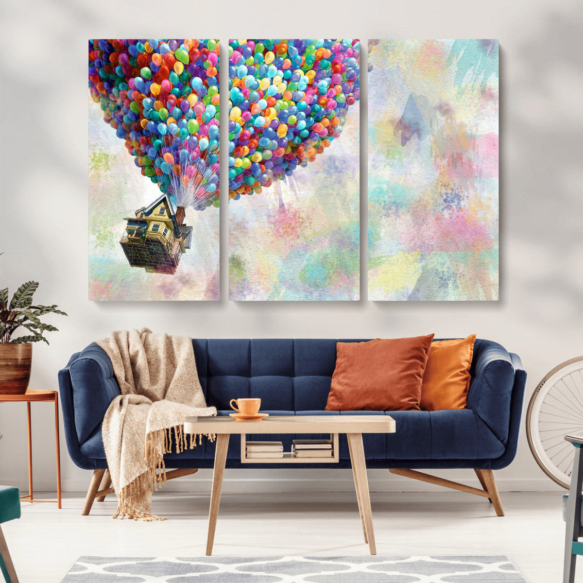 Up Pixar Poster, Look Up Pixar Wall Art, Up Pixar Canvas,