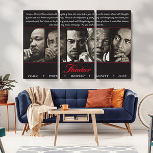 Thinkers of Wall Art Canvas Print - Inspirational Wall Art