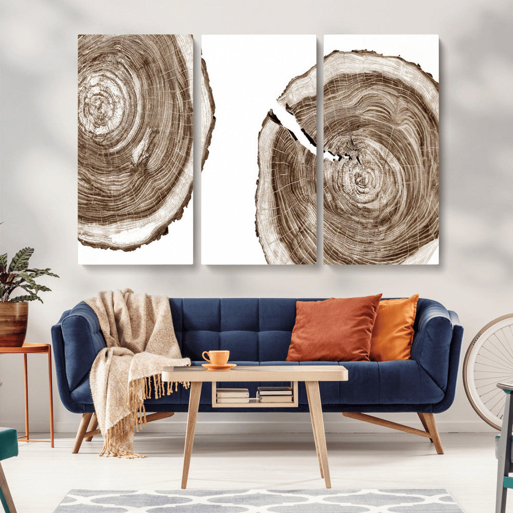 Wood Tree Ring Wall Art Canvas Prints, Tree Rings –