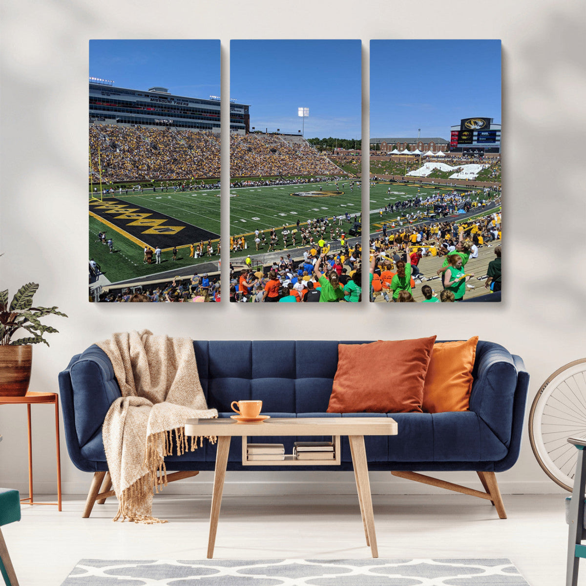 University of Missouri Tigers Football Team Print - Columbia
