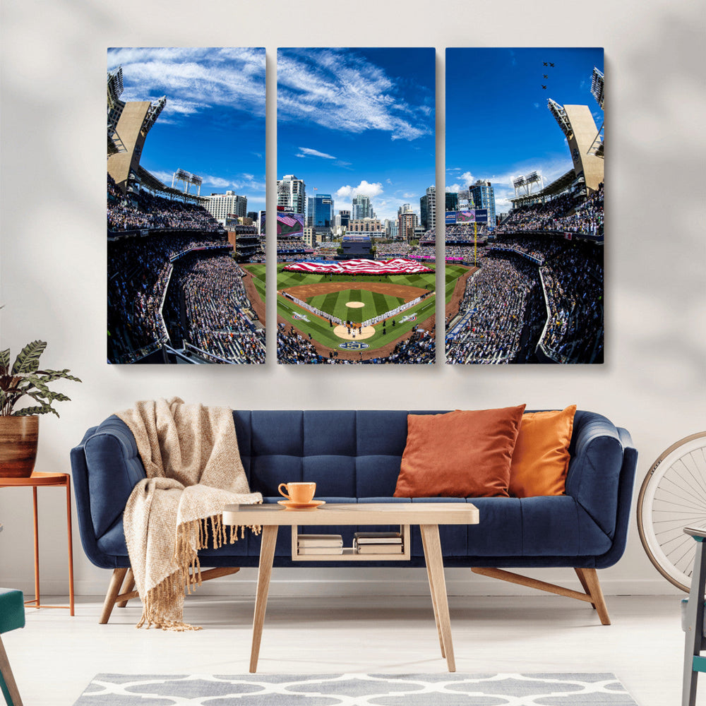 San Diego Padres Baseball Team Print - Petco Park Stadium