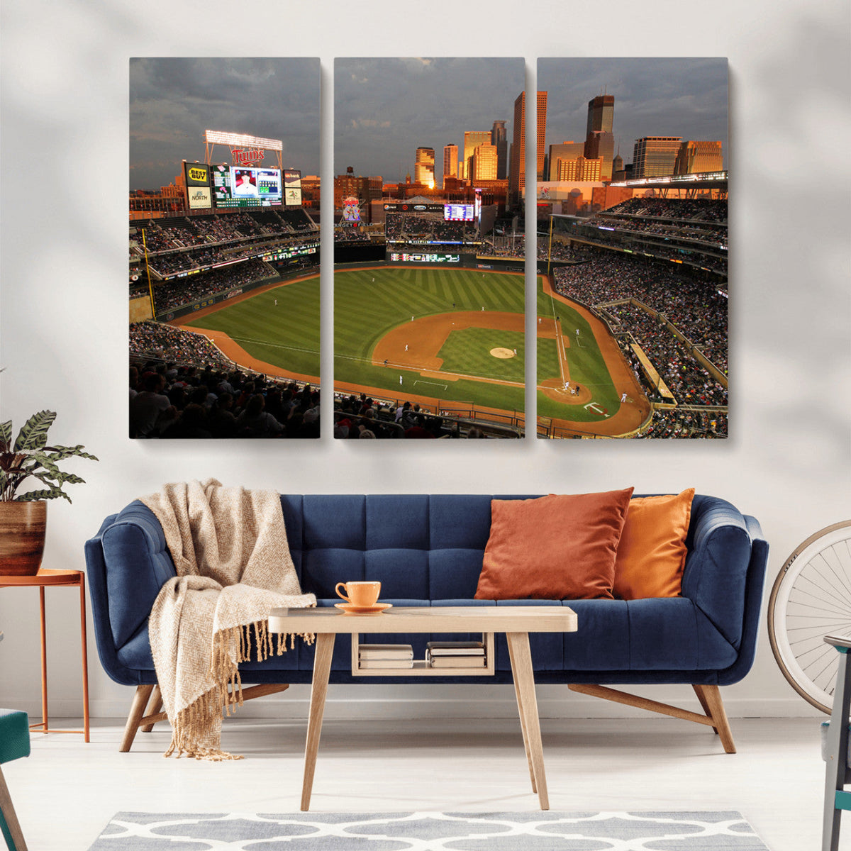 Minnesota Twins Baseball Team Print - Minneapolis Target