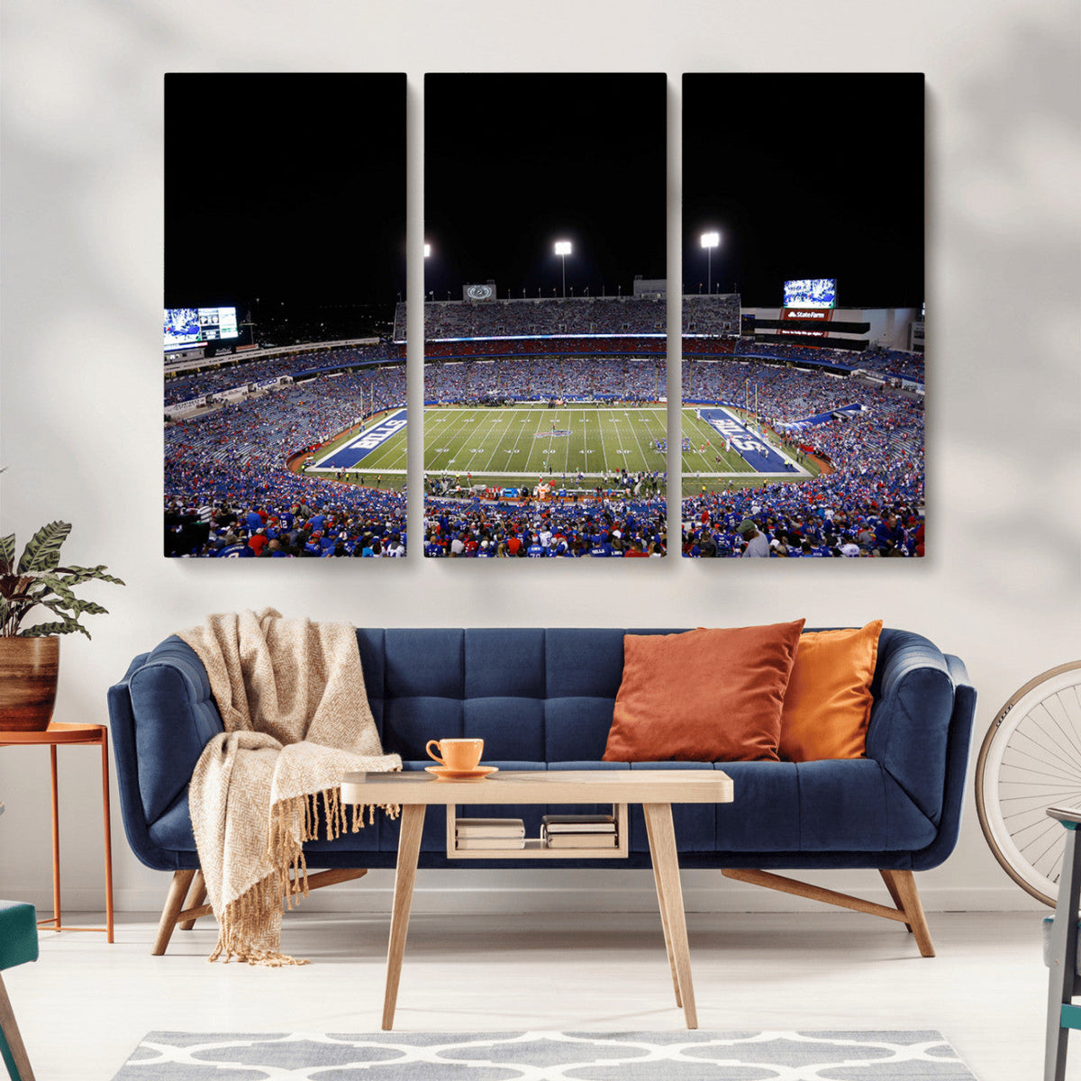Buffalo Bills Wall Art - Buffalo Bills Stadium Canvas Print,