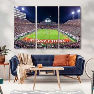 NC State Wolfpack Canvas Print - Raleigh Carter-Finley