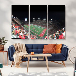 Houston Cougars Football Team Print - Houston TDECU Stadium