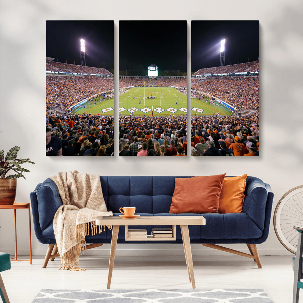 Virginia Cavaliers Football Team Print - Charlottesville