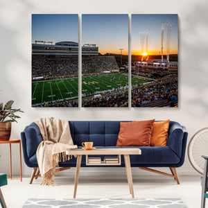 Demon Deacons Football Team Print Canvas- Winston-Salem
