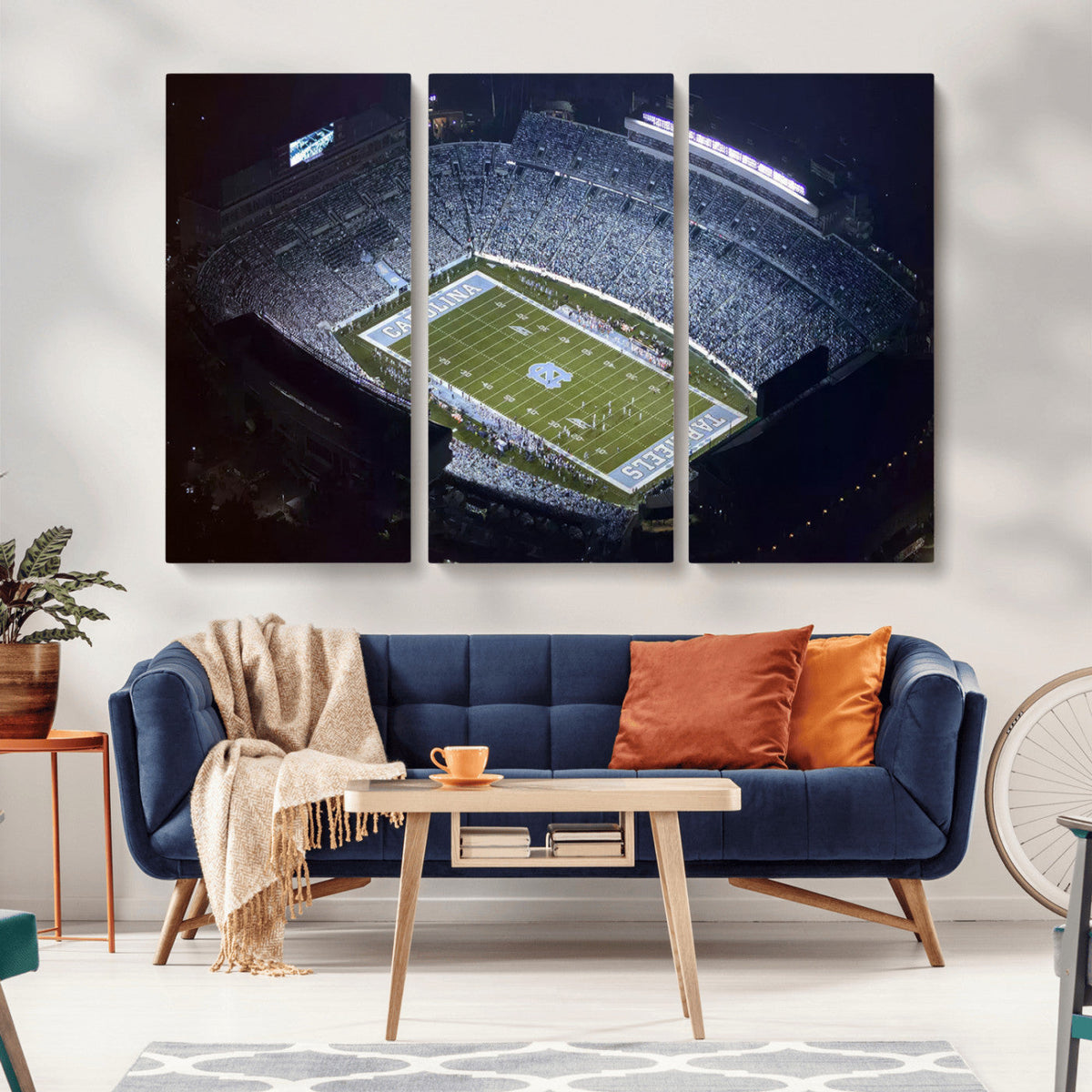 University of North Carolina Tar Heels Football Team Print -