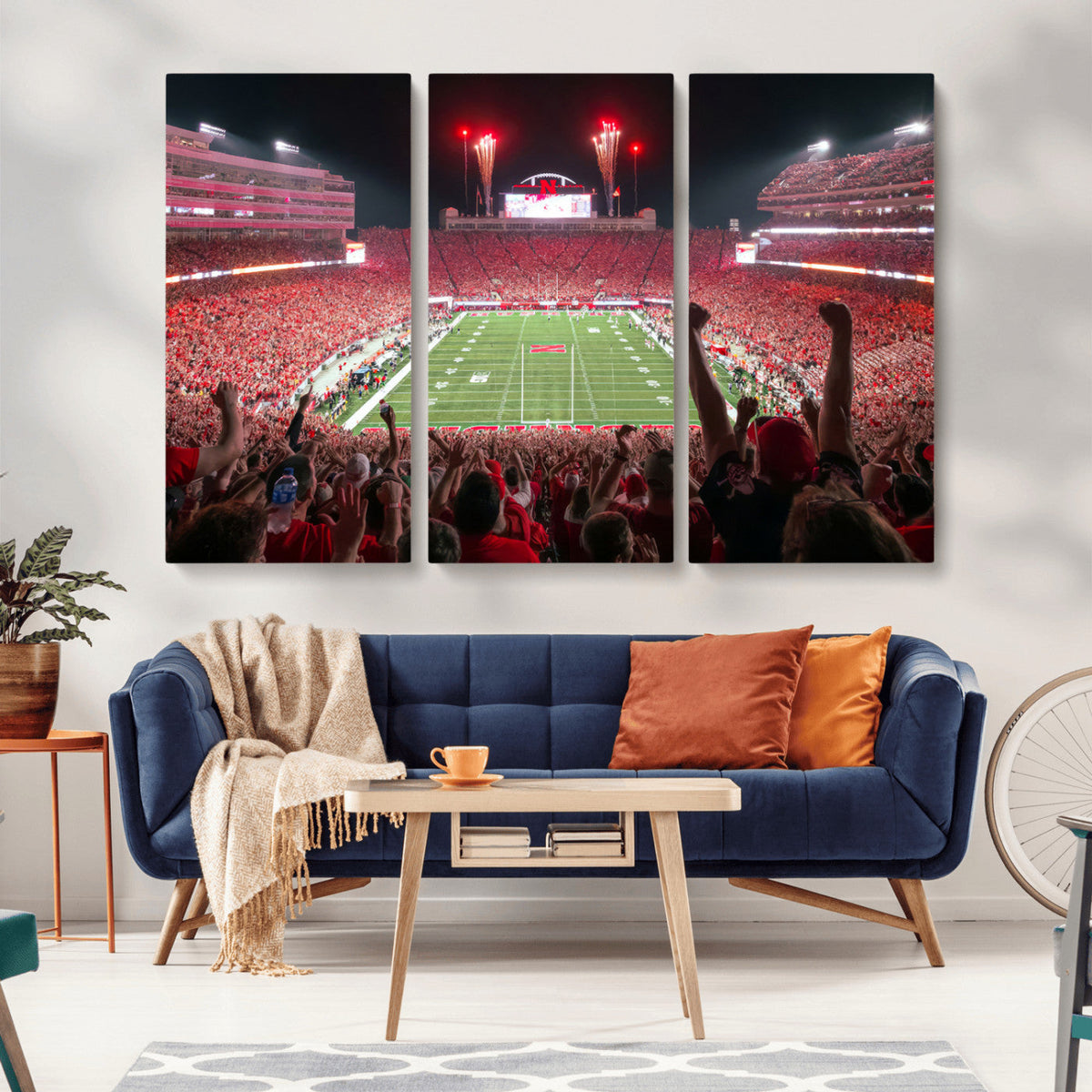 University of Nebraska Cornhuskers Football Team Print -