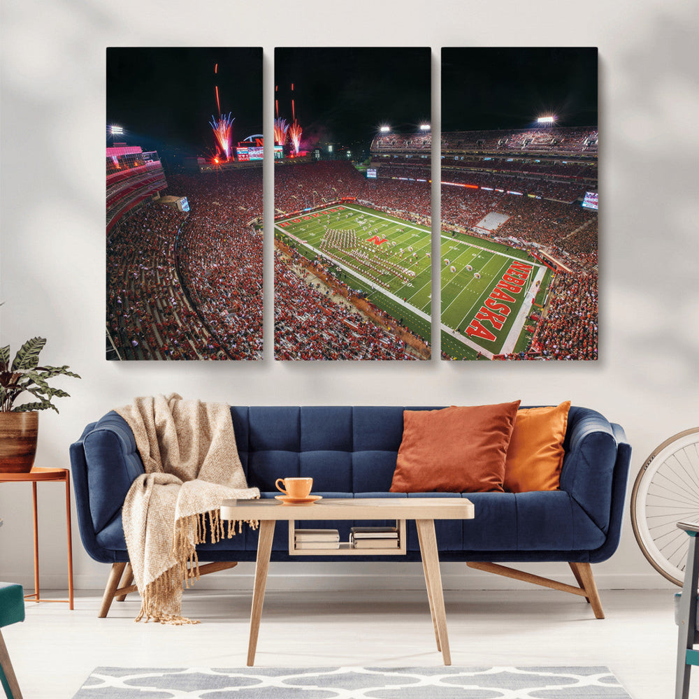 University of Nebraska Cornhuskers Football Team Print -