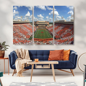 Oklahoma State Cowboys Football Team Print - Stillwater