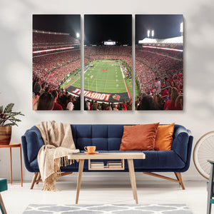University of Louisville Cardinals Football Team Print -