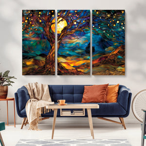 Tree of Life Wall Art - Yggdrasil Tree of Life Canvas Print