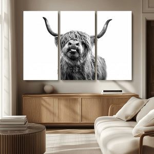 Fanny Scottish Highland Cow Cattle Art Print Farmhouse Wall