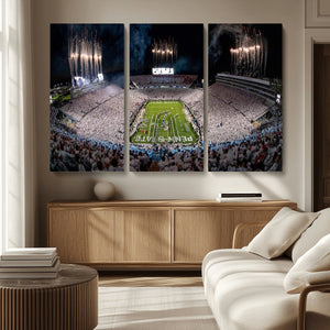 Penn Stadium Football Wall Art Canvas Print, Pennsylvania