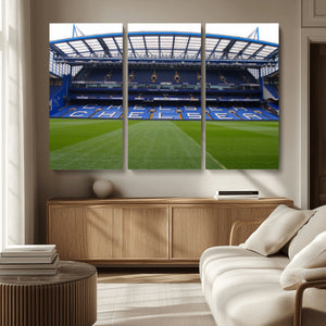 Chelsea FC Soccer Team Print - Stamford Bridge Stadium Wall