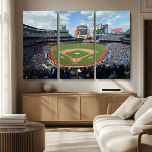 New York Mets Baseball Team Print - Citi Field Stadium Wall