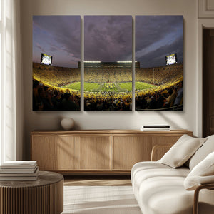 Michigan Wolverines Print - Michigan Stadium Wall Art Canvas