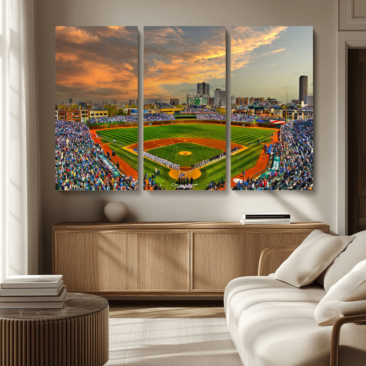 Chicago Wrigley Field Wall Art Canvas Print – Iconic