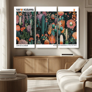 Modern Japanese Wall Art Canvas Print – Framed Abstract