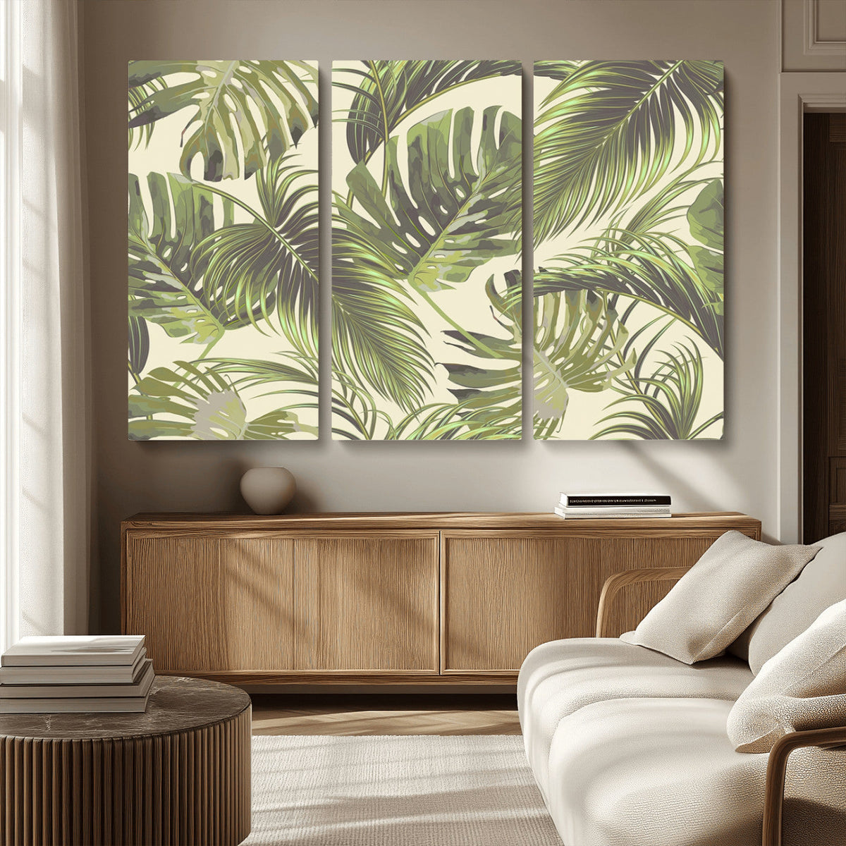 Palm Leaves Canvas Print